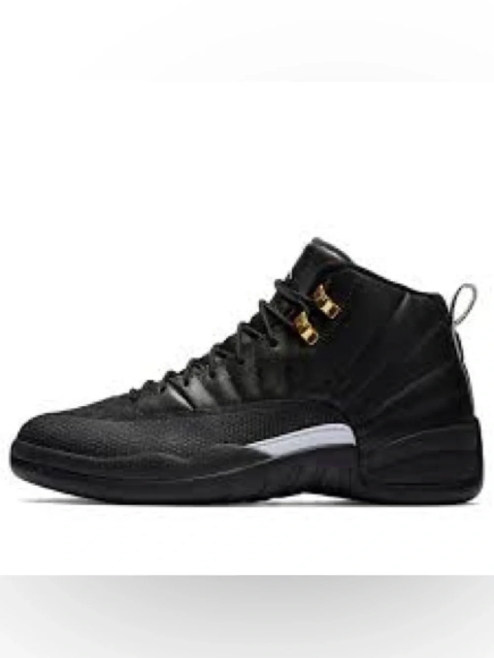 Jordan 12 Retro Men's Black High-Top Athletic Sneakers